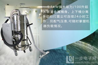 三相電大功率吸塵器 可連續24小時高效運行，絕不堵塞